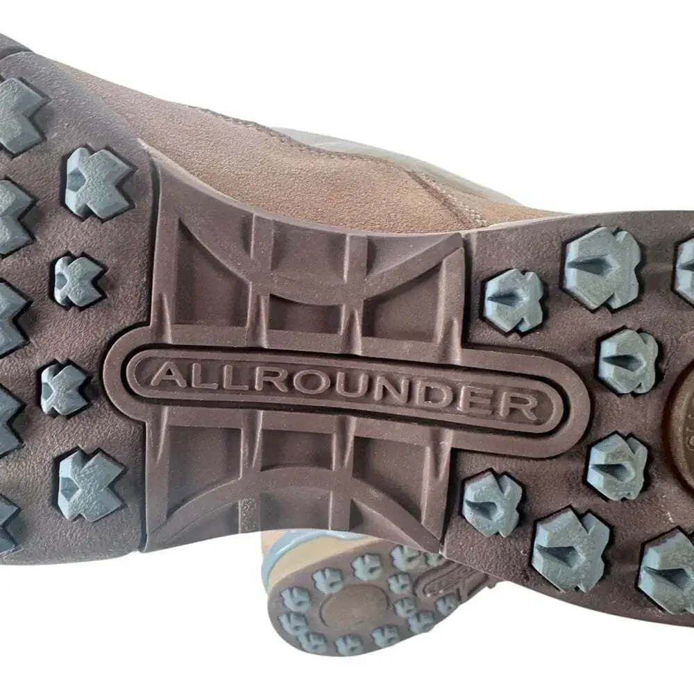 Mephisto Women's Cream and Brown Winter Boots